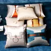 Home Decorative Sofa Throw Pillows High-end Villa Living Room Hug Pillowcase Store Cushion Cover Waist Cushion/Decorative Pillow