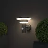 Lâmpada de parede led para exterior com sensor de movimento e interruptor de aço inoxidável com sensor pir lâmpada de energia classe a262g