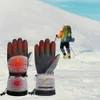 Smart uppvärmda handskar uppvärmda handskar 3 Uppvärmningsnivåer Vattentät Varm Håller elektriska vinterhandskar för skidåkning Cykling H1022