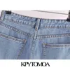 Frauen Chic Mode Gerippte Quaste Denim Bermuda Shorts Vintage Mid-Rise Button-Fly Weibliche Kurze Jeans Mujer 210416