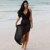 Каникулы вязаный пляж Maxi платье женщины лето 2021 элегантный сексуальный клуб партия пустоты пустые платья bodycon платья backhoe белый x0521