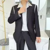 Trajes para hombres Blazers 2021 Costura en los hombros Traje para hombres Negocios Formal Casual 2 piezas Vestido de novio de un solo pecho Ropa Trabajo Social