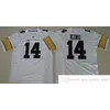 NCAA IOWA Hawkeyes College 14 Desmond King Football Jerseys 12 Stanzi 94 Adrian Clayborn Jersey Mannen Team Black Away White