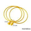 3-teiliger untrennbarer Draht-Armreif für Damen, Schmuck, 18 Karat Gelbgold gefüllt, klassische Modeaccessoires, Geschenk