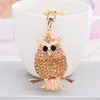 Cute Sowa Breloki Keychain Pierścień Dżetów Zwierząt Torebka Charms Wisiorek Torba Car Key Chains Uchwyt Promocje Brelok Biżuteria