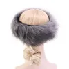 Ny Mode Vinter Varm Kvinnor Faux Fox Fur Russian Style Bomber Naturlig Tick Fluffy Hat Snow Ski Cap för damer