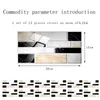 Wallpapers 10x20cm Kit Huis Renovatie Crystal Tegels Zelfklevende Vloer Paste Keuken Olie Disprood Sticker Decoratie Muurstickers