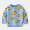 Vêtements pour bébés garçons et filles, pull chaud, haut à manches longues, Lion, à la mode, Y1024, automne hiver