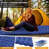 Camping-Isomatte aufblasbar mit Kissen, integrierter Pumpe, kompakt, ultraleicht, wasserdicht, Luftmatte 220104