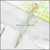 Ballpoint Pennen Schrijfbenodigdheden Office School Business Industrial Marbling Big Diamond Pen Crystal Briefpapier Bal Home Pakket Opp Zak Dr.