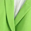 カジュアルな女性Vネックダブルブレストジャケット夏のファッションレディースハイストリート女性テクスチャトリガー210515