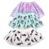 Детская одежда блесток радуги сладкие дети принцесса девушки сетки юбка мяч платья день рождения дети юбки 210417