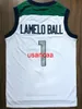 Lamelo Ball #1 Chino Hills Huskies 고등학교 농구 저지 남성 스티치