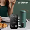 Juicers 220V 콩 우유 기계 전기 Juicer 무료 필터 Soymilk Maker 휴대용 블렌더 믹서 자동 콩 쌀 붙여 넣기