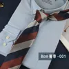 Новая мода деловой костюм галстук полоса шаблон галстуки свадебный жених галстук для мужчин подарок падение