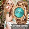 Armbandsur Shifenmei Wood Watch Women Watches 2021 Quartz Wood Minimalist Armband Clock Zegarek Damski316m