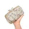 2022Schoudertassen Dames Bruids Bruiloft Party Portemonnees Elegante Vrouwen Avondtas Luxe Diamanten Snake Crystal Clutcheshandbag