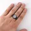 Rings de cluster harong anime fofo espirituoso fora fantasma sem rosto menino menina preto jóias clássicas jóias engraçadas anel de qualidade do anel de qualidade para mulheres presentes