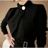 Casual Dresses 2022 Autumn Long Sleeve Office Lady Korean Fashion Professional Dress Business Clothes With Belt Solid Vestidos Slim Outfit