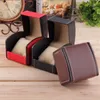 Fashion Watch Boxes Durable Faux Leather Watches Cases Storage Organizer Bracelet Bangle Jewelry Box with Pillow Package Case