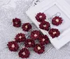 4cm fleurs de chrysanthème tête fleur de soie artificielle pour la décoration de mariage bricolage Scrapbooking accessoires artisanaux faits à la main GC570