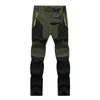 Tactique militaire Cargo pantalon hommes genouillère armée étanche séchage rapide hommes en plein air randonnée escalade pantalon hommes