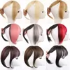 Synthetic Wigs HOUYAN Bangs Wig Piece Natural 3D French Li Luhua Black Replacement Two-color Block Fake