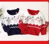 Weihnachtspullover, Kinderpullover, modischer Winterpullover, lässiger Elchbaum-bedruckter Pullover, Baby-Jungen-Mädchen-Weihnachtspullover