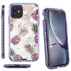 Для iPhone 11 Case Luxury Marble 3in1 Heavy Duty Ship, ударопрочный полный защитный чехол для iPhone 12