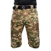 Askeri Taktik Şort Erkekler Kamuflaj Swat Kısa Pantolon Erkek Çok Cep Rahat Kargo Erkek Giyim Camo Ordusu Eğitim 210714