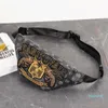 Marsupi per donna Marsupio di lusso Uomo Borsa nera Borsa a tracolla Confezioni Portafoglio Stilista Petto Cintura con teschio8707779