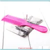 Brushes Care & Styling Tools Productshome Plastic Hair Thickness Both Sides Of The Us Makeup Comb Drop Delivery 2021 Rwtac