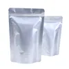 Aluminiumfolien-Reißverschlussbeutel, Stand-up-Lebensmittelverpackungsbeutel, wiederverschließbare Aufbewahrungsbeutel für Snack-Kaffee