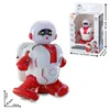 Electric Dancing Robot Toy Mini Robben Aite Smart 360-graders rotation med ljus och musik Barn Favorit Gilla leksak