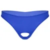 Men's Swimwear Mens Lingerie Underwear With A Hole Hollow Out Open BuBriefs Panties Low Waist Elastic Waistband Underpants
