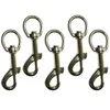 Hundhalsar kopplar 5st svivel utomhus nyckelring snäpp krok spänne hem lås camping husdjur clip carabiner fjäder multi-syfte acc290q