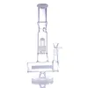 Hookahs matrix perc tubería de agua dab rig grueso fumar en línea perc bongs de vidrio conjunta 14.5mm hembra