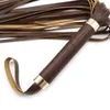 PECCHLE PU BLACO di alta qualità in pelle sculacciata Paddle Long Whip Flirting Slave bondage bondage bondage per donne adulti SM Games 2107225529559