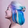 Клипы для волос Barrettes Белые скрещивания для DIY DIY Tie-Dye Elastic Ties Headwear веревки хлопковые аксессуары