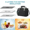 Förvaringspåsar Portable Termal Lunchväska För Kvinnor Män Oxford Cloth Food Picnic Cooler Boxes Isolerad Tote Container