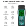 Handheld Two Pins Digital Wood Moisture Meter Wood Humidity Tester Timber Damp Detector with LCD Display Probe Range 2%~70% 210719