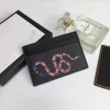 black snake pattern Classic Men Women Credit Card Holder Fashion Mini Small Wallet Handy Slim Bank Card holder