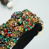 Luxury Full Multi Color Crystal Headband Gorgeous Sparkly Rhinestone Beaded Hairband Girls Party Tiara Bezel