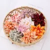 Heads Artificial Flower For Home Decor Fall Flowers Wedding Party Wreath Silk Dahlia Crafts Fake Flowers