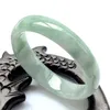 Bangle Mode Luxury Natural Authentic Ladies Jade Armband Vacker högkvalitativ klassisk vattenkristall