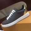 donna Scarpe casual piatte da donna Sneaker stringata in pelle da viaggio 100% pelle bovina moda Lettere donna scarpa bianca marrone con plateau uomo sneakers da palestra Taglia grande 40-41-42-45 us4-us11