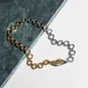 Chains Hold Hands Necklace Fashion Style Magnets Clavicle Chain2408762