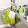 Kitchen Sink Storage Drain Basket Cleaning Sponge Draining Holder Rack Reusable Kitchens Hanging Sinks Drains Storages Tools BH5398 TYJ