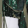 vghスプライシングスパンコールのためのスパンコールのジャケットは女性のタートルネックの長袖の街路壁のカジュアルジャケット女性のファッション新しい服のスタイル210421