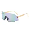 Luxury designer Mens Women Fashion Sunglasses Siamese Resin Lens Colorful Sun Glasses For Men JC8823